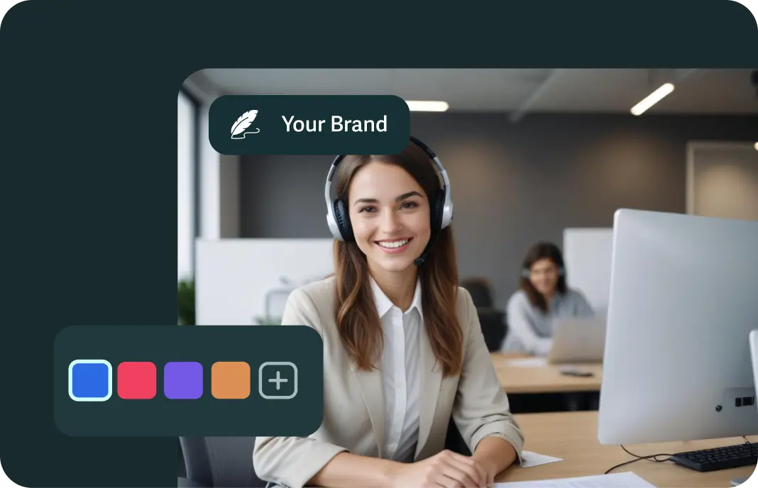 customized backgrounds with logo