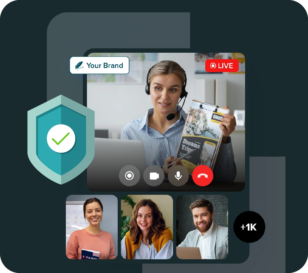 customized backgrounds with logo